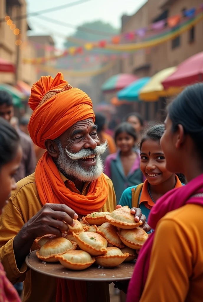 A image of people of India enjoying... Little bit funny