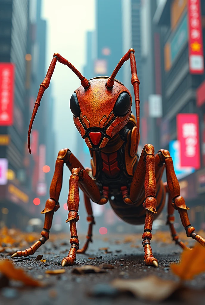 Fire ant in a robotic future armor
