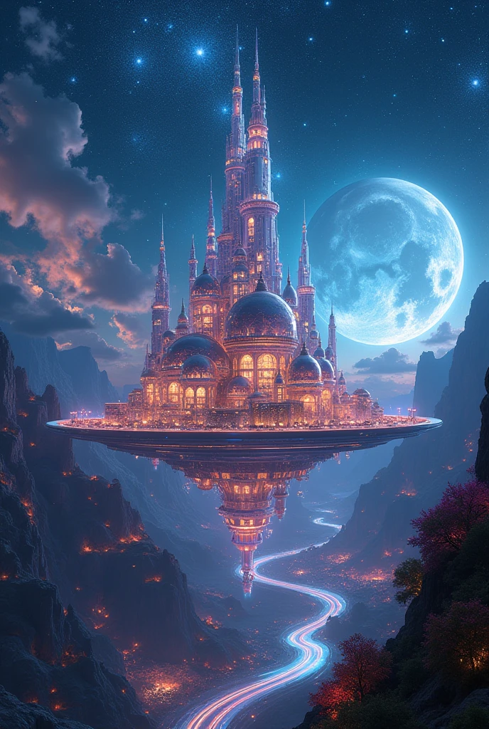 A small city in space
