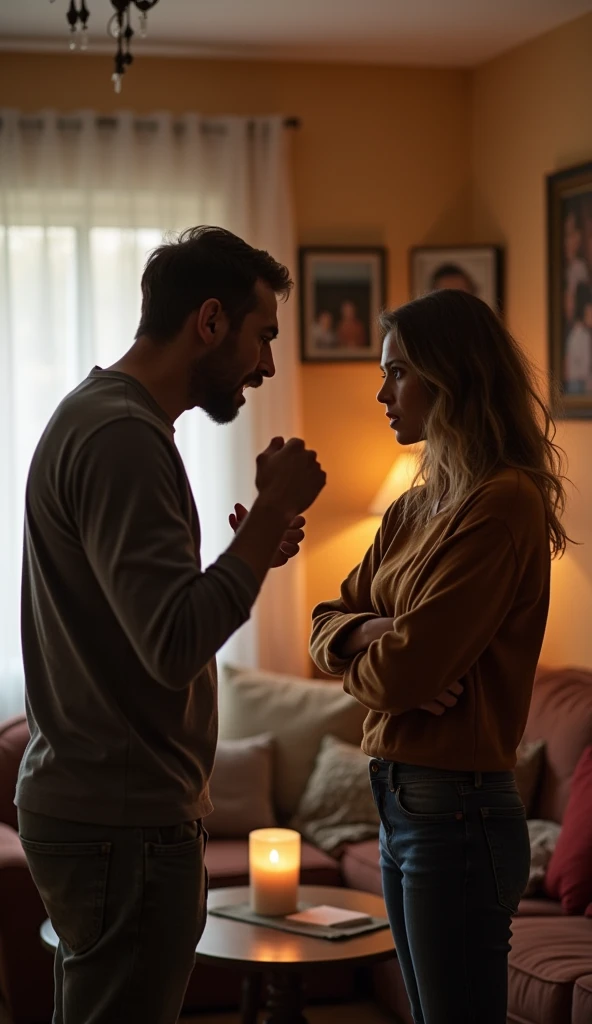 an image of a man fighting with his wife
