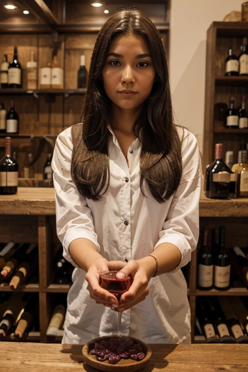 A girl named Yissel with her artisanal wine gum business from Peru.