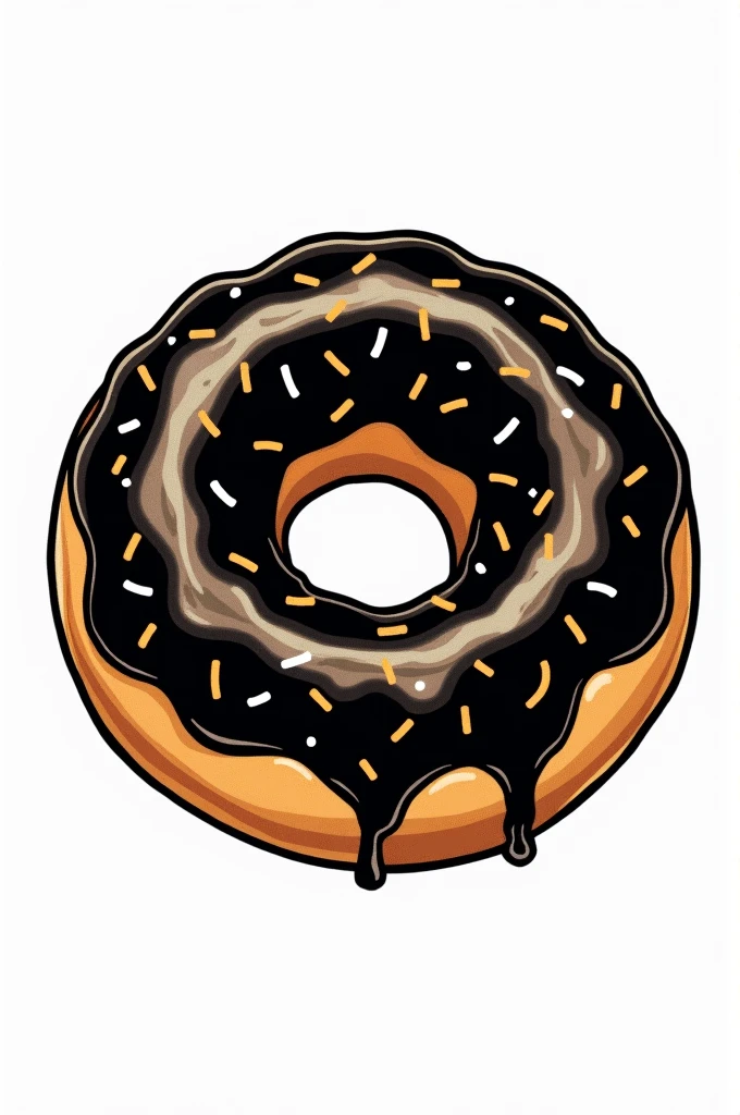 Donut shop original and stylish logo of apparel brand,
 impactful design

 Logo mark with absolutely no cuteness

 full of tattoos

 gigantic

 apparel brand

 a cool American style

 junkie, junkie, American style

 American style

 one-pants

 high calorie content

 White background
 a heavy black and gold logo

 an old fashioned doughnut in black and gold

 Wild and tough logo marks

 Simple, impactful, masculine-looking donut apparel logo like a stylish brand manufacturer

 It's a donut shop, but it's a masculine logo

 Brooklyn-style logo
 Stylish design
 Pretty cool design
 chic and modern design