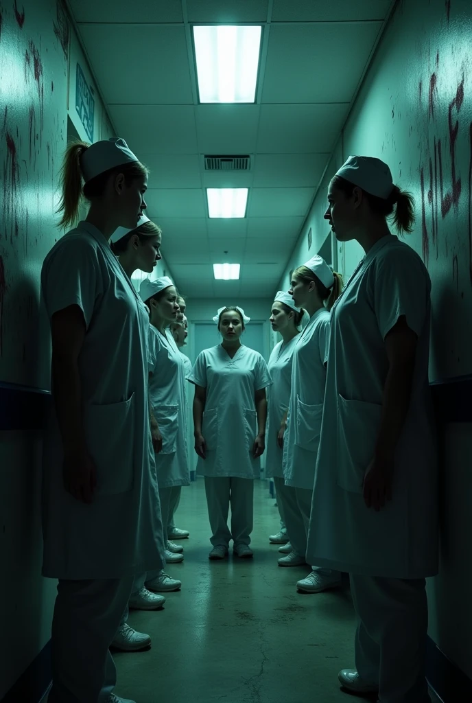 (very horror story)By scaring new nurses