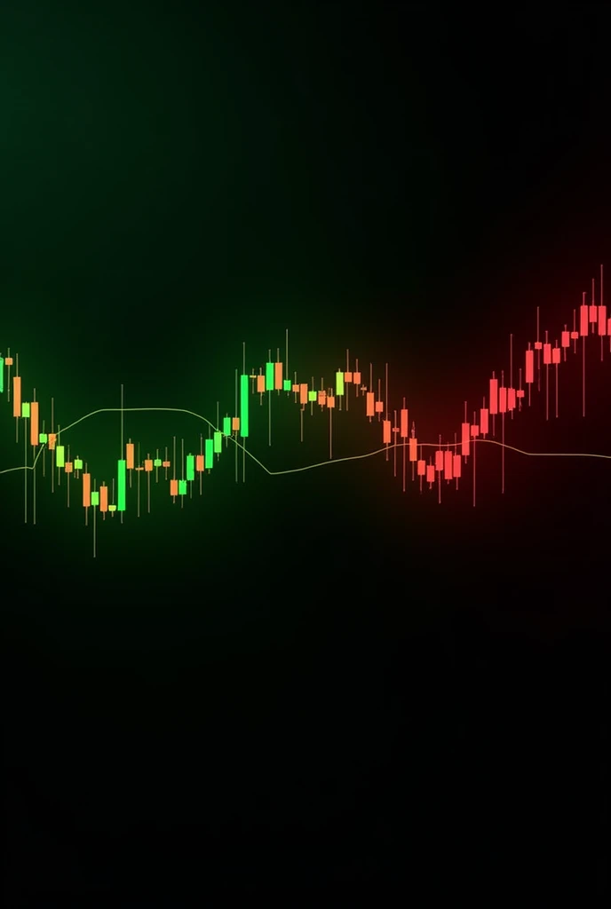 Simple forex background with green and red candlestick for making logo for trader