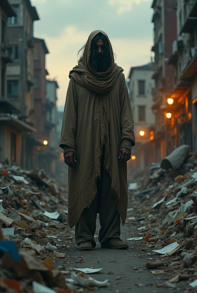Human leaves garbage behind in life
