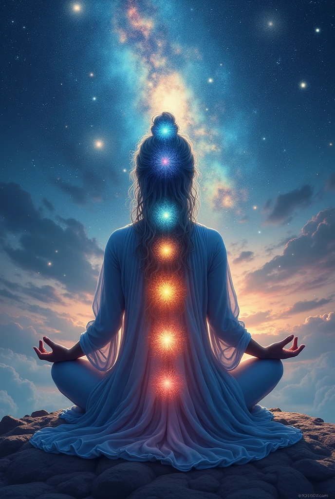 Chakra alignment and cosmic energy