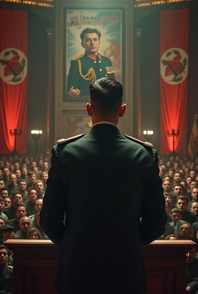 Hitler speaking "De nada, partner"