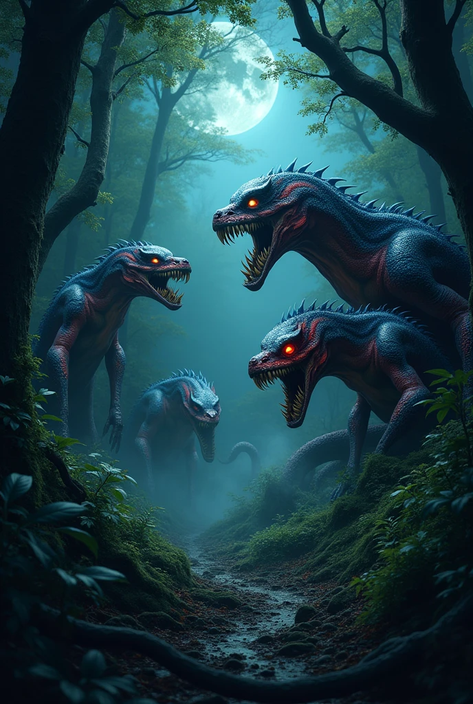 Monsters moving
