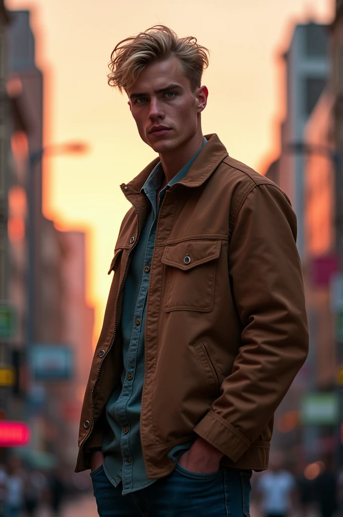 Man number 2:

Alter: 23 years Appearance: large, with broad shoulders and an imposing stature. He has blonde hair, pale blue eyes and a striking, Attractive Face
