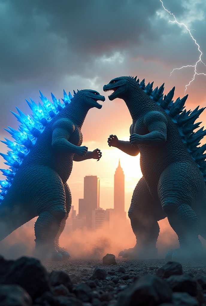 Titanus GOJIRA (monsterverse) vs Godzilla from Godzilla minus one movie