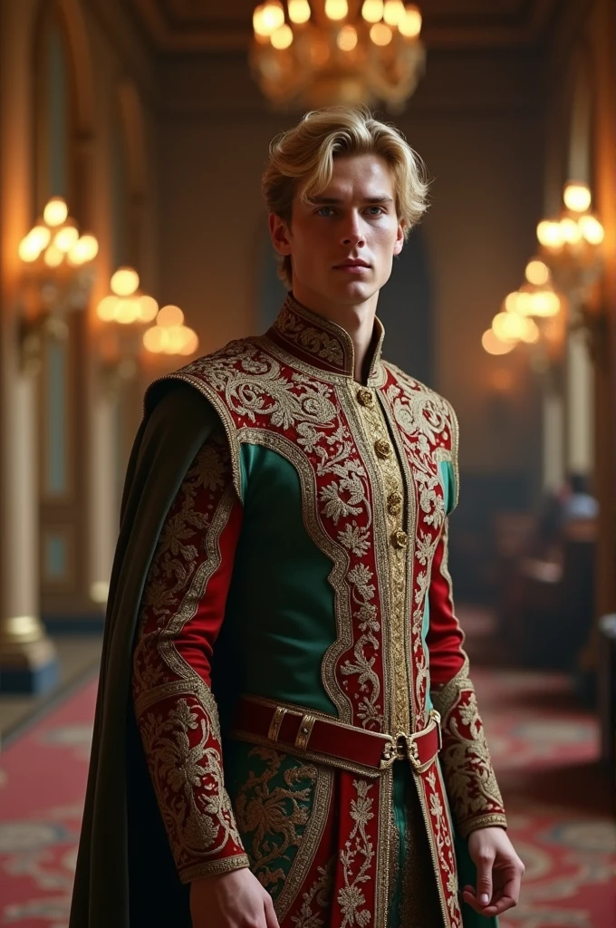 Man number 2:
Alter: 23 years Appearance: large, with broad shoulders and an imposing stature. He has blonde hair, pale blue eyes and a striking, attractive face prince