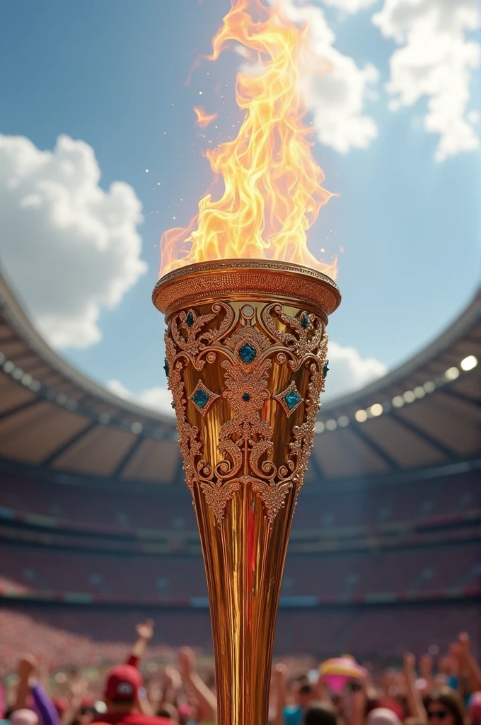 What would the most beautiful Olympic torch in the world look like?