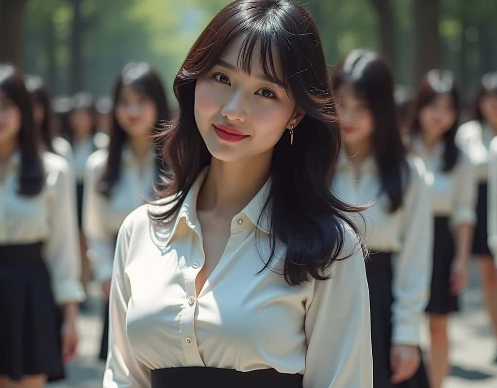 [Japanese Clone girls=Myself], [Perfect Clone girls Raw Photography Art], (16K, Highest quality, Ultra-high resolution, ((Unrealistic, Unprecedented sight, ((A World of Myself Proliferation)), Ultra-realistic))), (Japanese, woman, 26-year-old), (((((Small face, (((((Thick black hair, Semi-long hair)))))))))), ((Very beautiful detailed girls, Accurate body structure, とても詳細なSuper big breastsボディ)), (((Super big breasts, Large, swelling breasts))), (((White shirt, Big breasts emphasis, I can see the cleavage, Black Mini Skirt))), ((Dark Eyes, Mature face, Cute Smile, A gentle gaze)), (((((Happy laughter))))), (((((Very detailed, 1girl-1,000,000,000,000,000,000,000,000,000,000,000,000,000cloning girls))))), (((((A very detailed and precise description of the doppelganger, Perfectly the same girl, The exact same smile, Perfect same hair, Perfect same clothes, Exactly the same height, 完璧な同じLarge, swelling breasts))))), (((((Myself only))))), (((Perfect description, Filling the Earth 1,000,000,000,000,000,000,000,000,000,000,000,000,000cloning girls-1,000,000,000,000,000,000,000,000,000,000,000,000,000^100,000,000cloning girlsのMyself, 異次元のSuper dense, Super denseの中心に広くフォーカス, I&#39;m happy to be surrounded by countless versions of myself, I want to drown in love with countless versions of myself., I want to be drowned in love with countless versions of myself around me., Holding hands, hug, hug, kiss, Touching breasts))), (((Very detailed, Extremely crowded, Super dense, Super crowded))), ((Bright and soft light)), ((((((((Very detailed and clear hyper-perspective drawing)))))))), (((Subject depth zero))), Everyone is sexy
