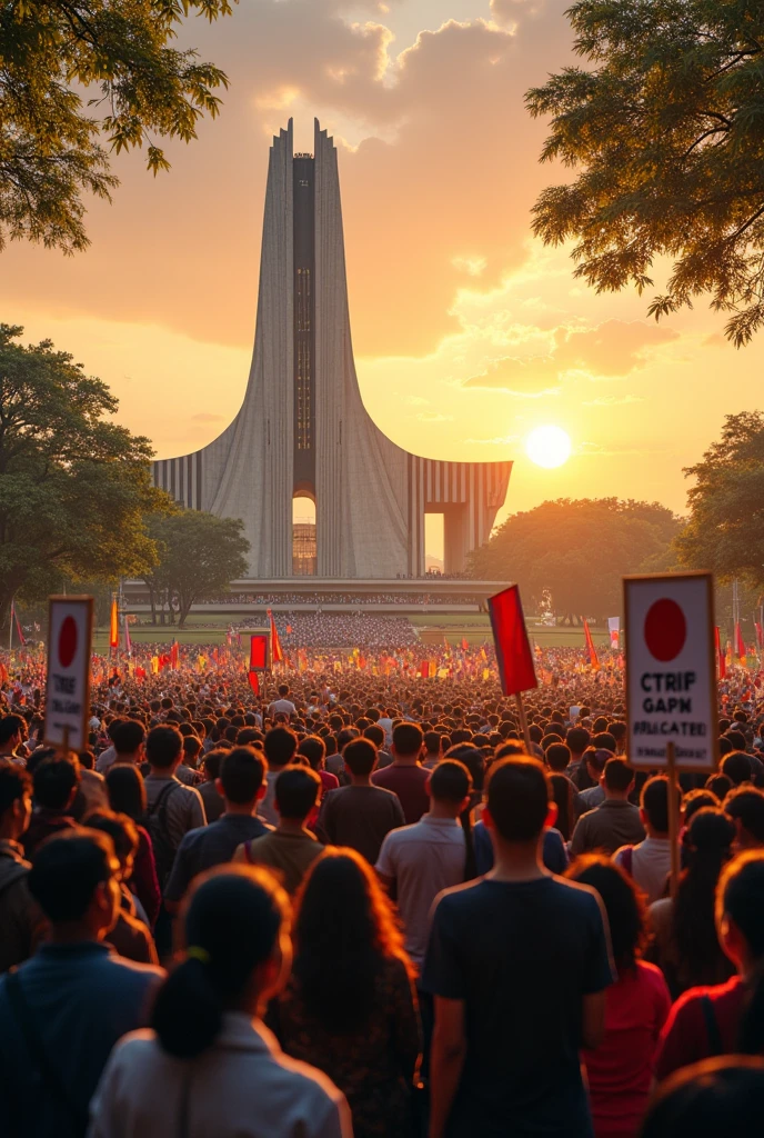 Bangladesh parliament and student movements 