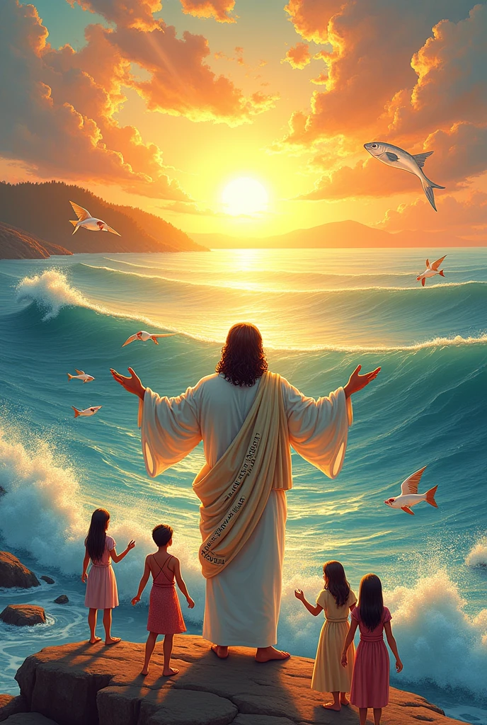 Create a shirt design with the theme JESUS THE LIFE SAVER.
OBS: I want it in a drawing