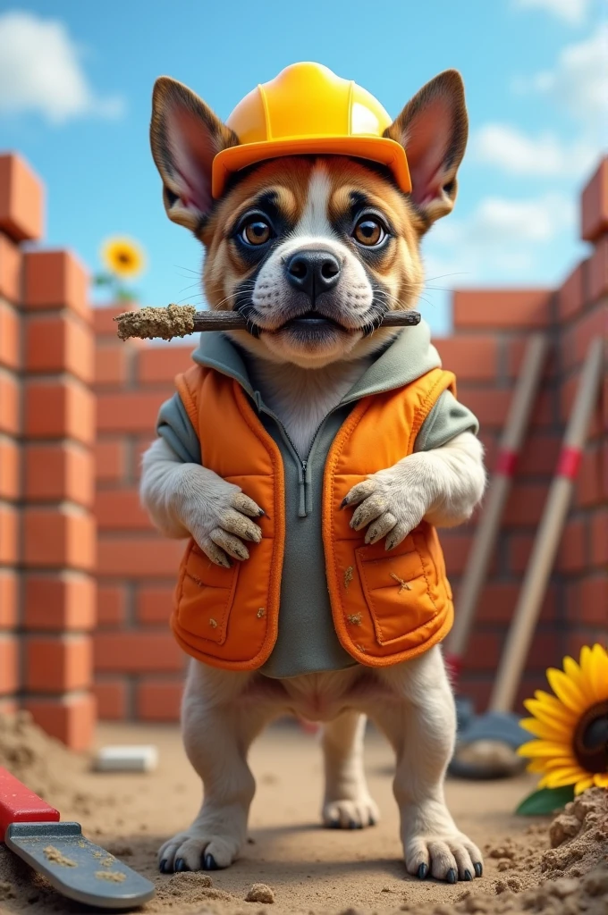 Bricklayer dog