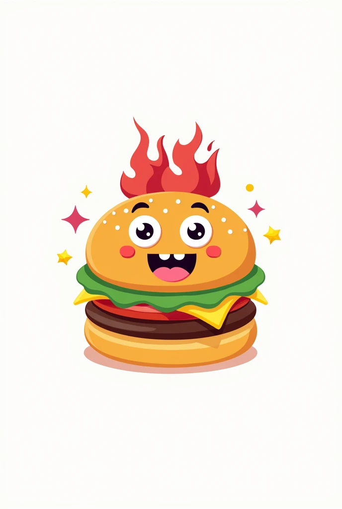 Make the logo of a burger business called SWEET BURGER. It&#39;s about smash burgers with a minimalist style and a burger as a crazy character. 