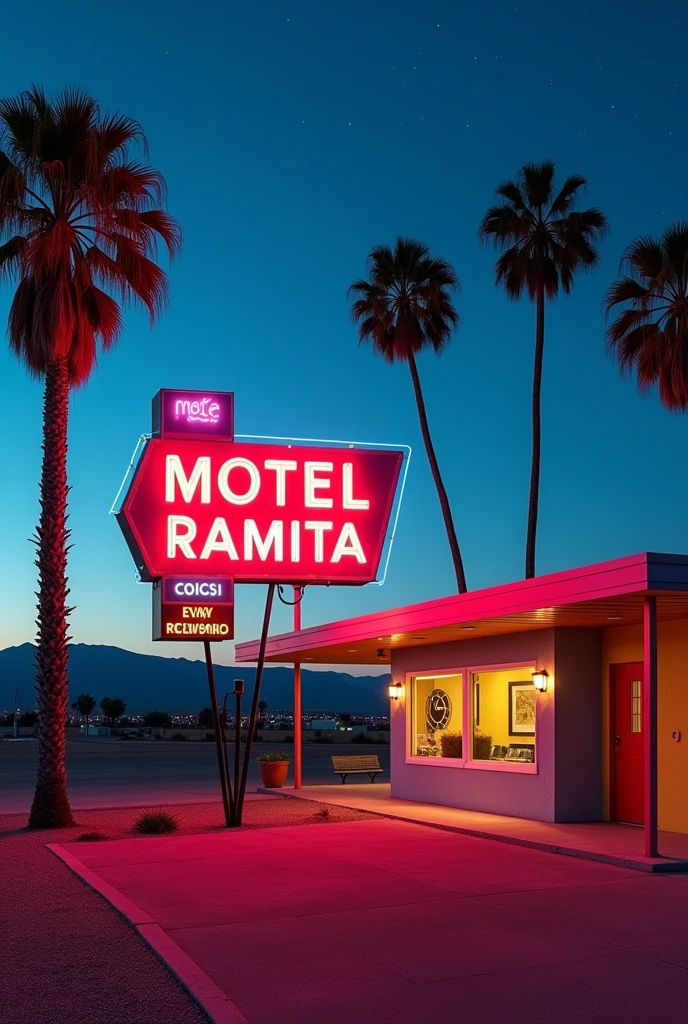 You can create an image that says " Motel Ramita"