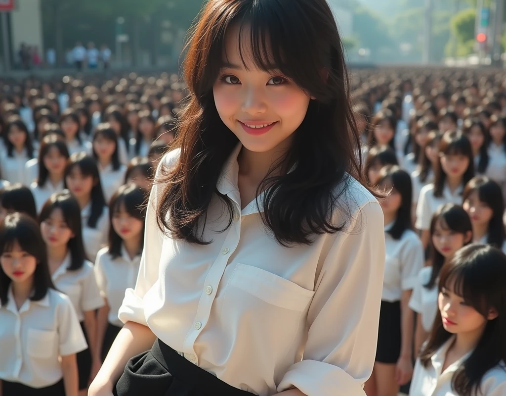 [Japanese Clone girls=Myself], [Perfect Clone girls Raw Photography Art], (16K, Highest quality, Ultra-high resolution, ((Unrealistic, Unprecedented sight, ((A World of Myself Proliferation)), Ultra-realistic))), (Japanese, woman, 26-year-old), (((((Small face, (((((Thick black hair, Semi-long hair)))))))))), ((Very beautiful detailed girls, Accurate body structure, とても詳細なSuper big breastsボディ)), (((Super big breasts, Large, swelling breasts))), (((White shirt, Big breasts emphasis, I can see the cleavage, Black Mini Skirt))), ((Dark Eyes, Mature face, Cute Smile, A gentle gaze)), (((((Happy laughter))))), (((((Very detailed, 1girl-1,000,000,000,000,000,000,000,000,000,000,000,000,000cloning girls))))), (((((A very detailed and precise description of the doppelganger, Perfectly the same girl, The exact same smile, Perfect same hair, Perfect same clothes, Exactly the same height, 完璧な同じLarge, swelling breasts))))), (((((Myself only))))), (((Perfect description, Filling the Earth 1,000,000,000,000,000,000,000,000,000,000,000,000,000cloning girls-1,000,000,000,000,000,000,000,000,000,000,000,000,000^100,000,000cloning girlsのMyself, 異次元のSuper dense, Super denseの中心に広くフォーカス, I&#39;m happy to be surrounded by countless versions of myself, I want to drown in love with countless versions of myself., I want to be drowned in love with countless versions of myself around me., Holding hands, hug, hug, kiss, Touching breasts))), (((Very detailed, Extremely crowded, Super dense, Super crowded))), ((Bright and soft light)), ((((((((Very detailed and clear hyper-perspective drawing)))))))), (((Subject depth zero))), Everyone is sexy