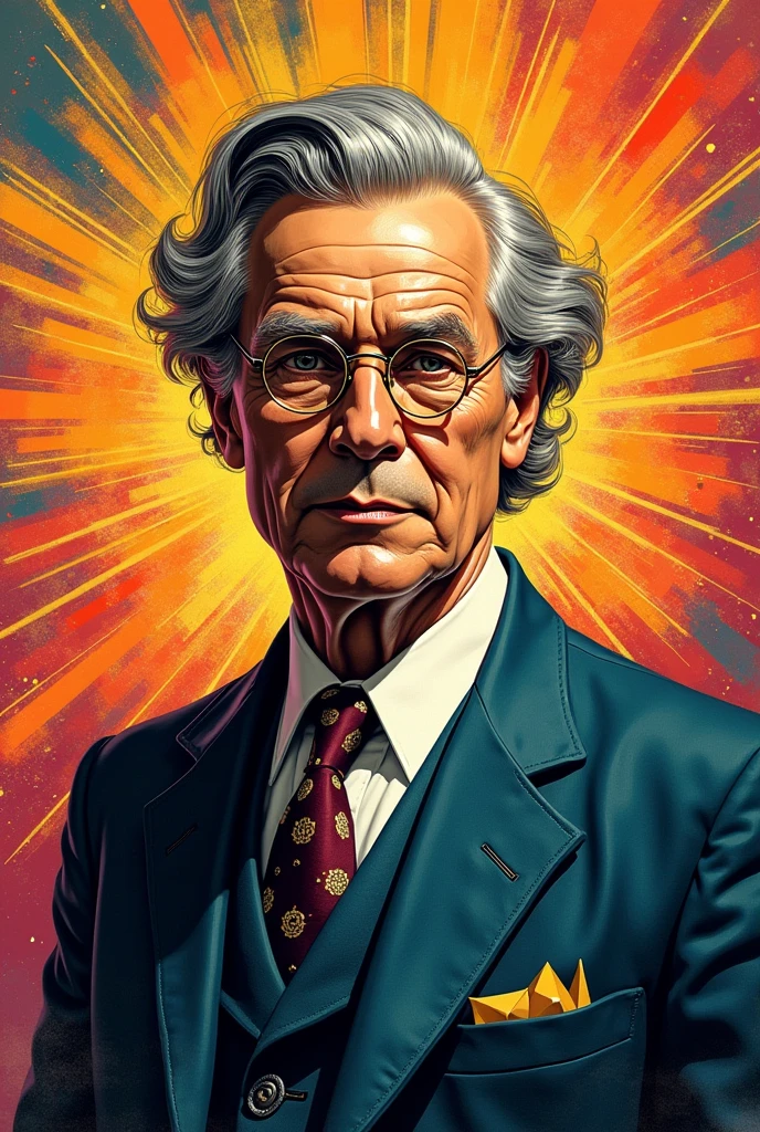 Colourful image of vladimir zworykin