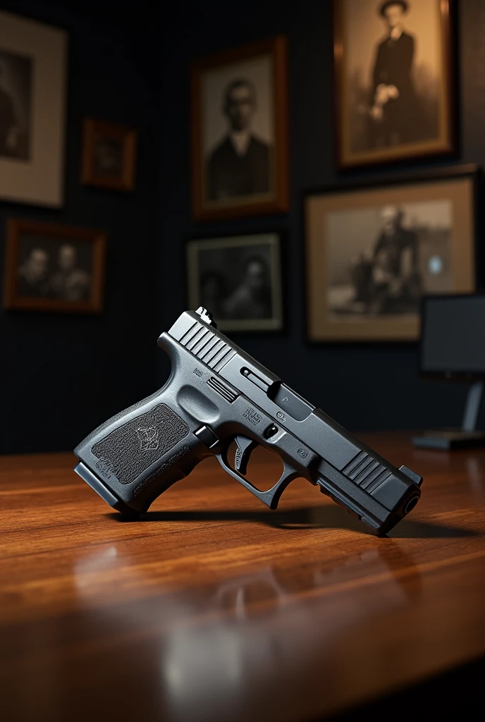 A gun