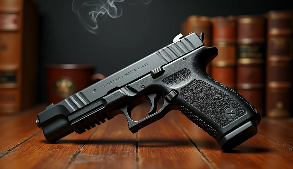 A gun