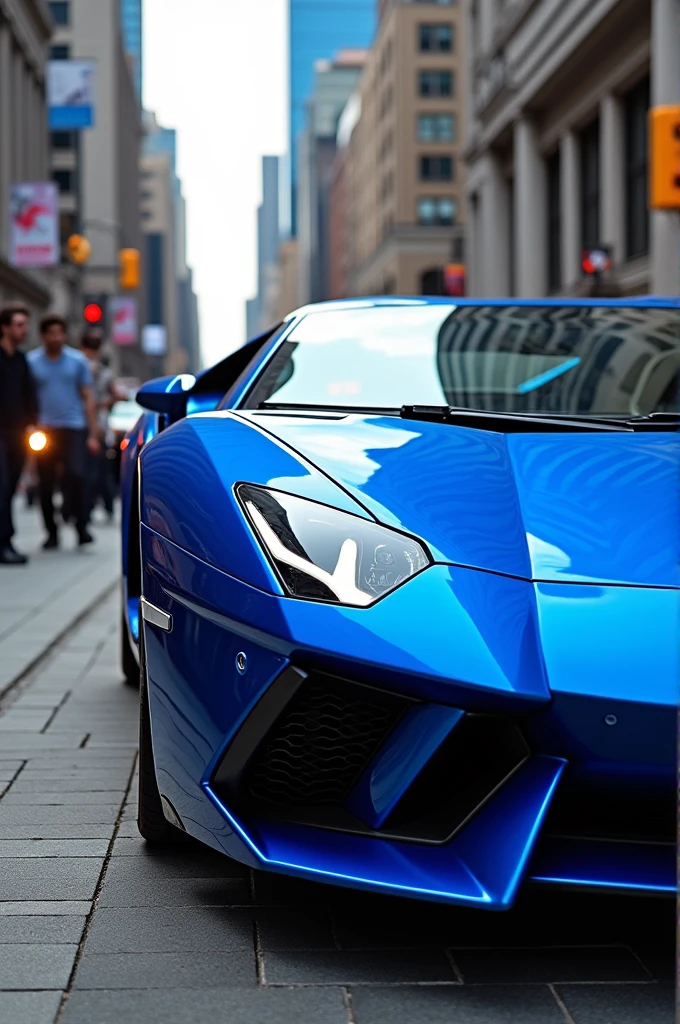 Lamborghini azul 
