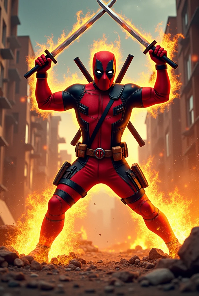 deadpool fire
