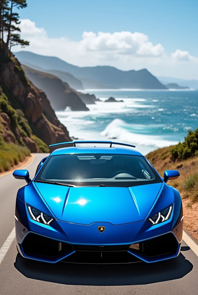 Lamborghini azul