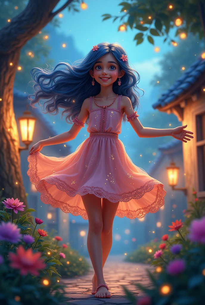 une fille jolie et jeune () d'un village dont l'apparence reflète son caractère joyeux, rêveur, sociable, danseuse, lectrice, un peu aventurière. dans un univers fantasy mais pas médiéval, il faut qu'elle ait un truc spécial chez elle. image assez réaliste avec une particularité physique visible