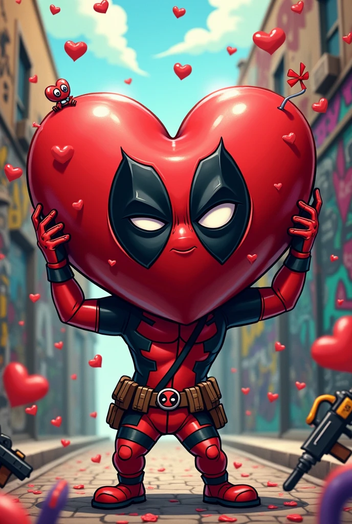 deadpool heart