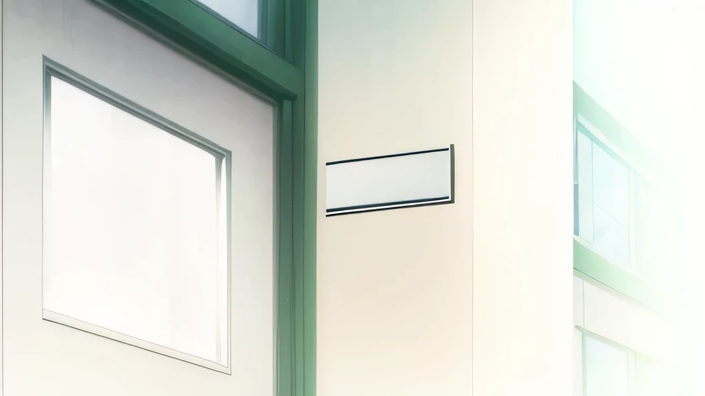 there is a sign on the wall of a building that says no parking, anime still frame, anime background, in an anime, anime keyframe, typical anime classroom, random background scene, anime scene, anime background art, next to a window, colored sketch anime manga panel, open window ib background, next to a big window, style of madhouse studio anime