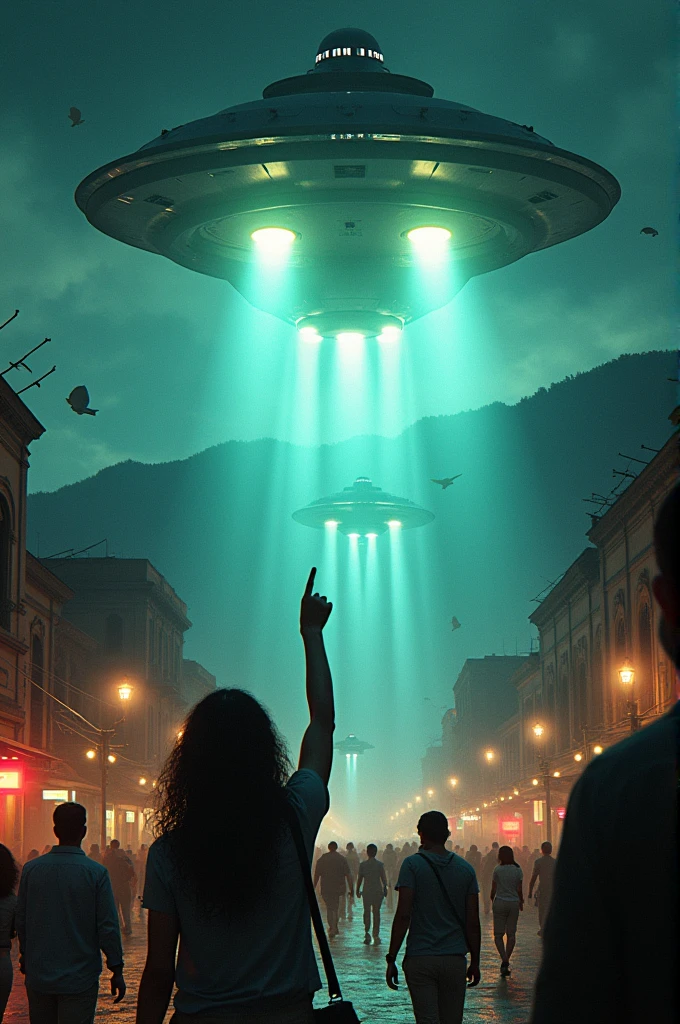 Colombia attacked by UFO