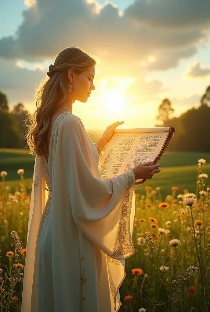 Beautiful image with readable biblical passage 
