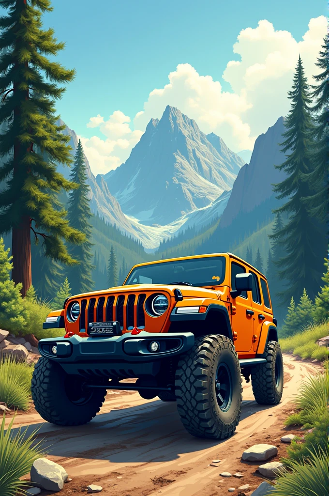Jeep car vector