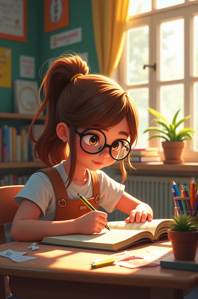 A student girl