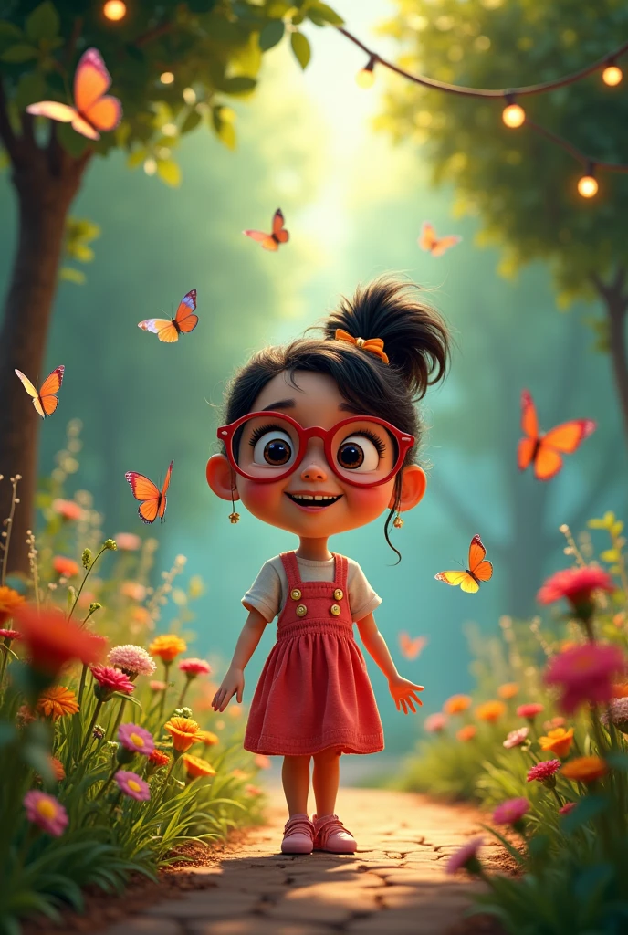 8th birthday invitation for the film Encanto featuring the character Mirabel on August 24th at Parque dos Ypês from 5pm