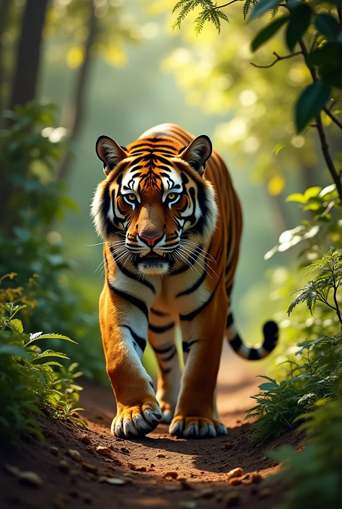 The tiger had mastered hunting and left his mark in every corner of the forest.