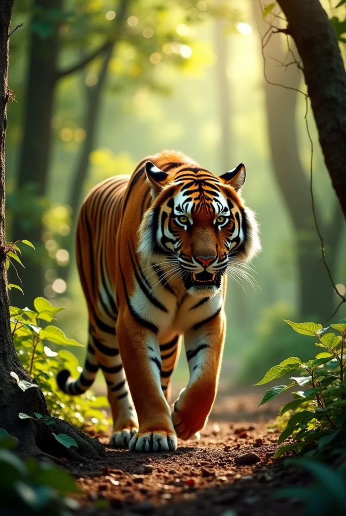 The tiger had mastered hunting and left his mark in every corner of the forest.
