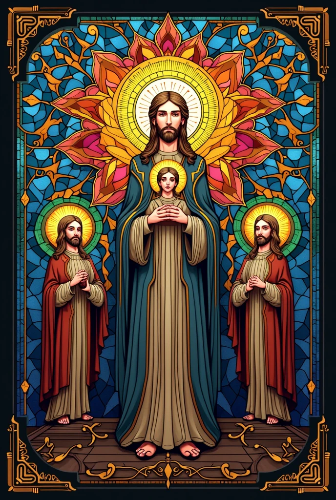 I need the alphabet with a design of saints 