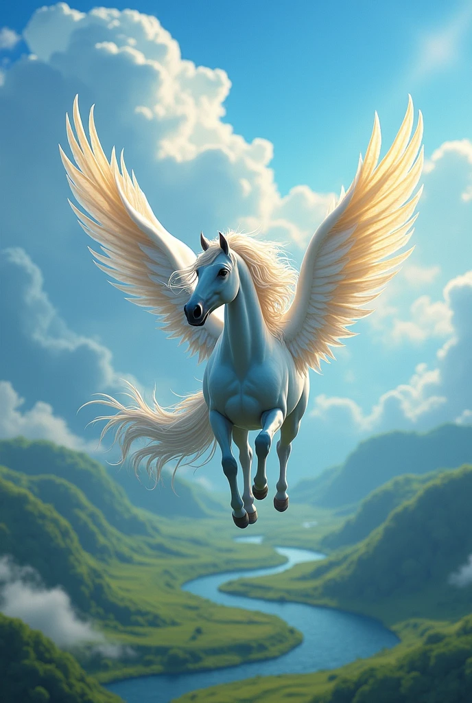 Create a flying horse