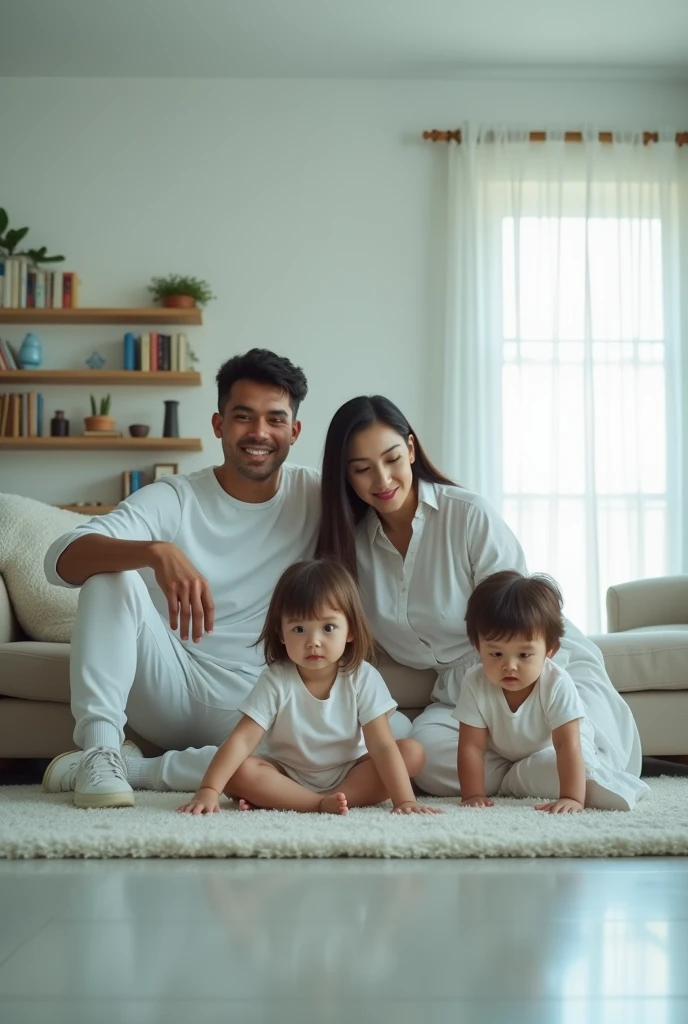 And the family in the scary clean house