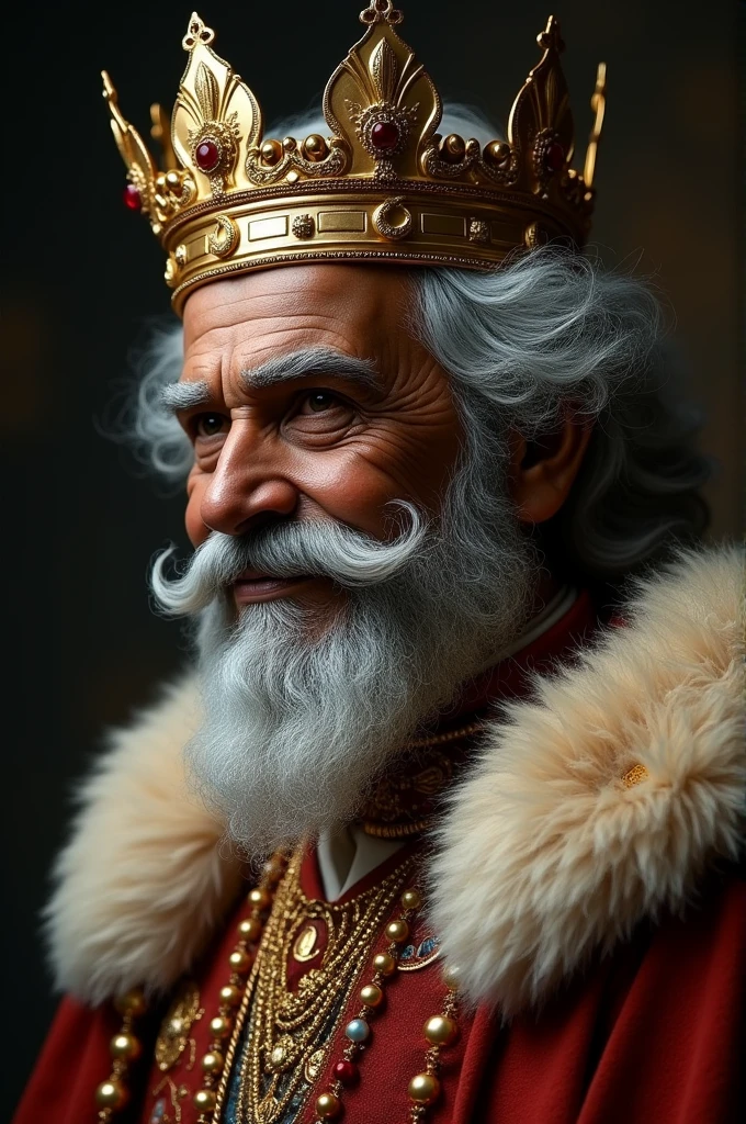 ((best quality)), ((masterpiece)), (detailed), perfect face modi as king