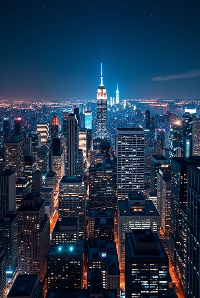 100 tall building high-rise city in night view and airplane view