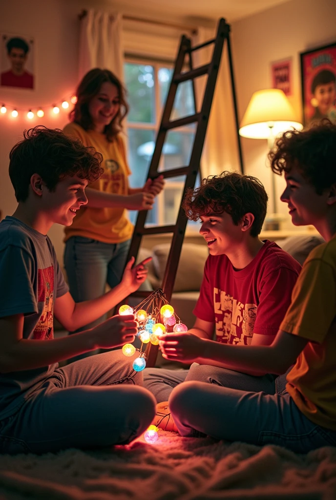 Believe me teenagers changing light bulbs
