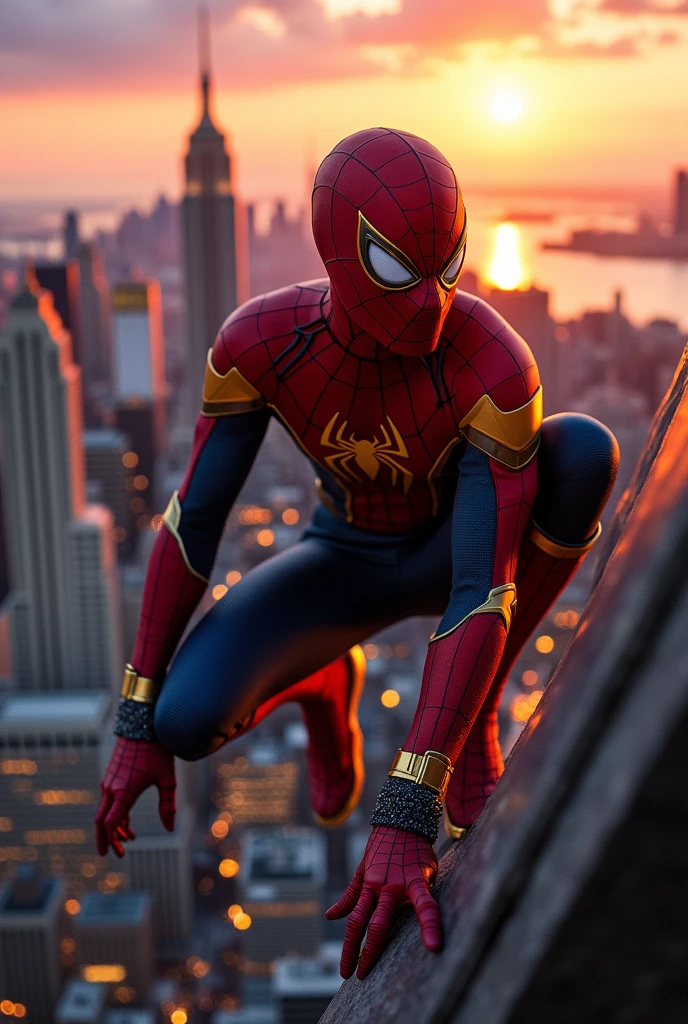 Spider-Man ,tom Holland , iron suit