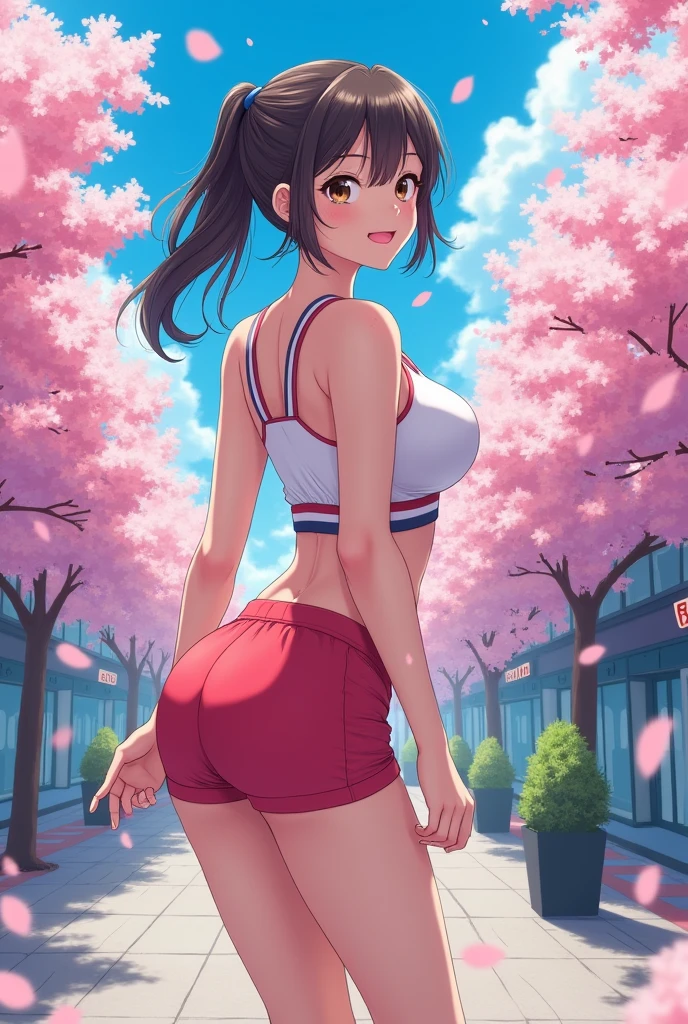 beautiful girl/JK/Bloomers/Gym suit/Poster/high resolution/anime/Beauty/A4 size/Gloss/photograph/AI Photo