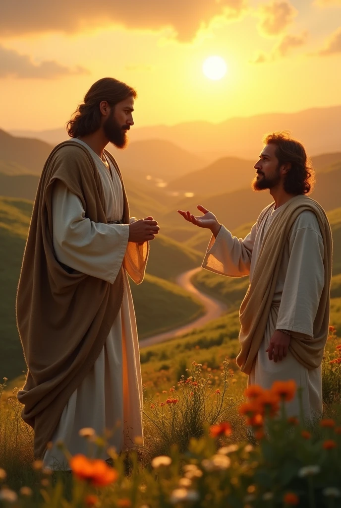 Peter talking to Jesus to whom shall we go?