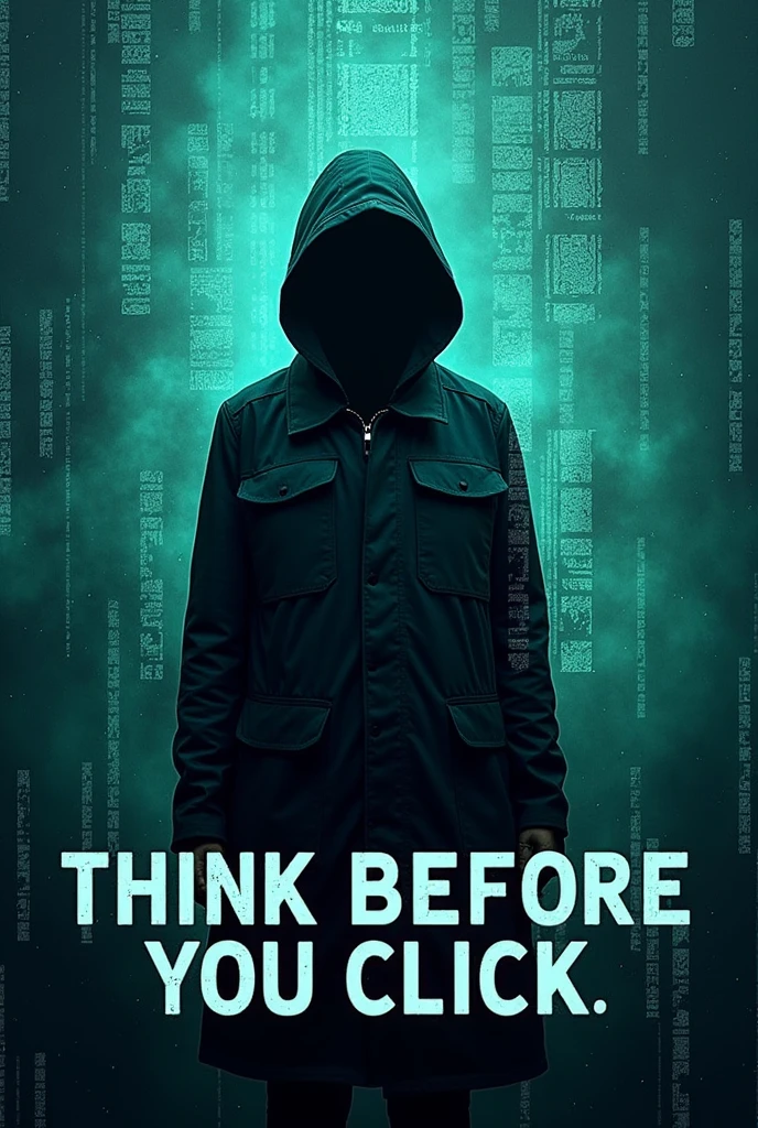 Think before you click poster unknown head