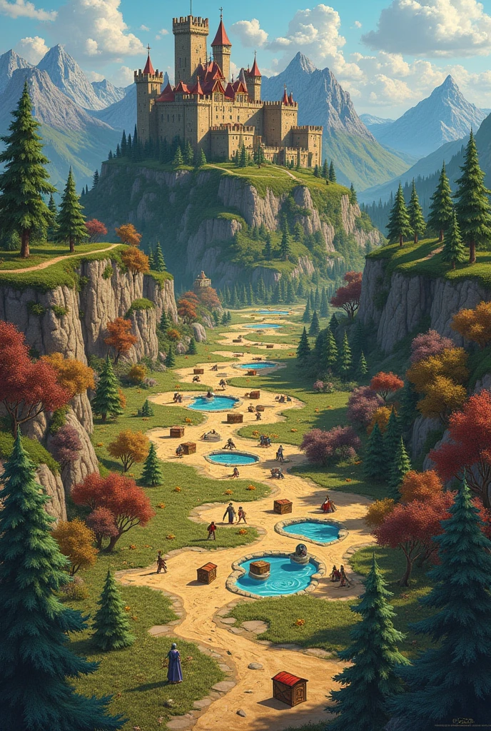 create a map style rpg board